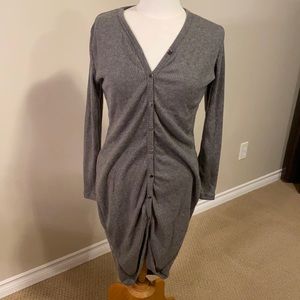 TWFS Button Up Sweater Dress